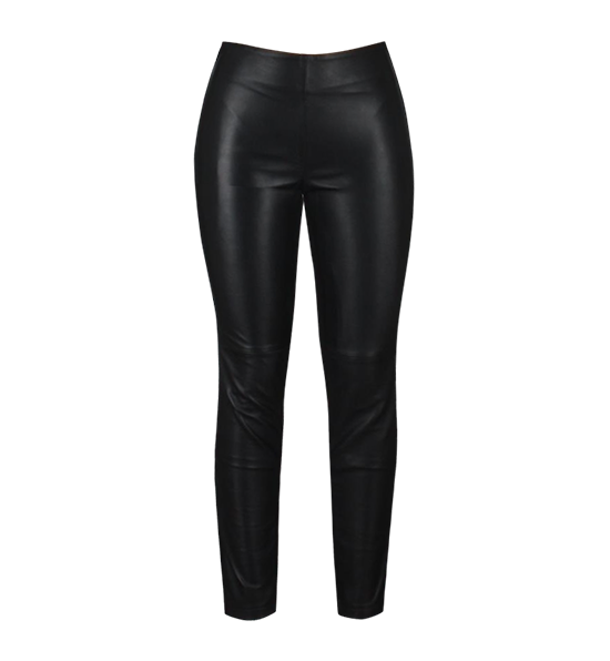 FAUX LEATHER TROUSERS