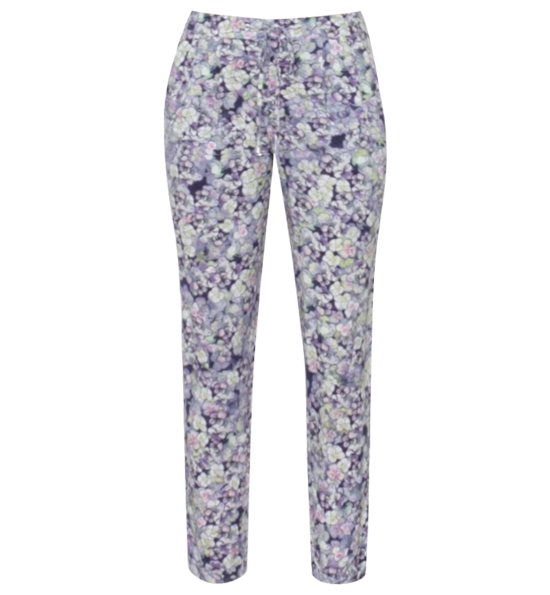 Fluro Pansy Printed Trouser
